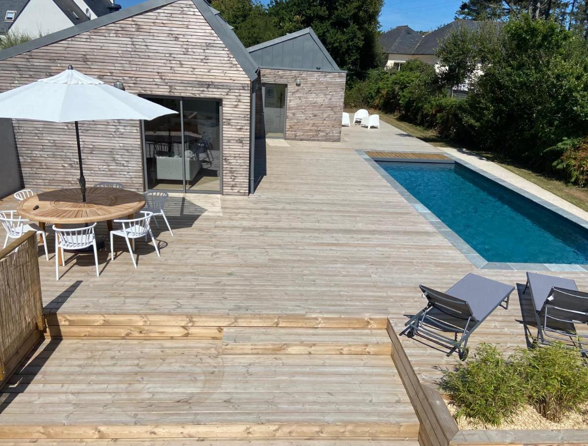 Magnifique Villa Avec Piscine, A 5 Min Des Plages Landunvez Экстерьер фото